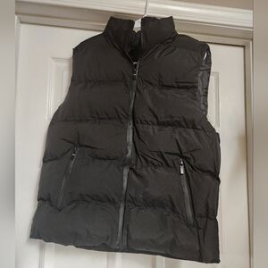 Men's Black Puffer Vest